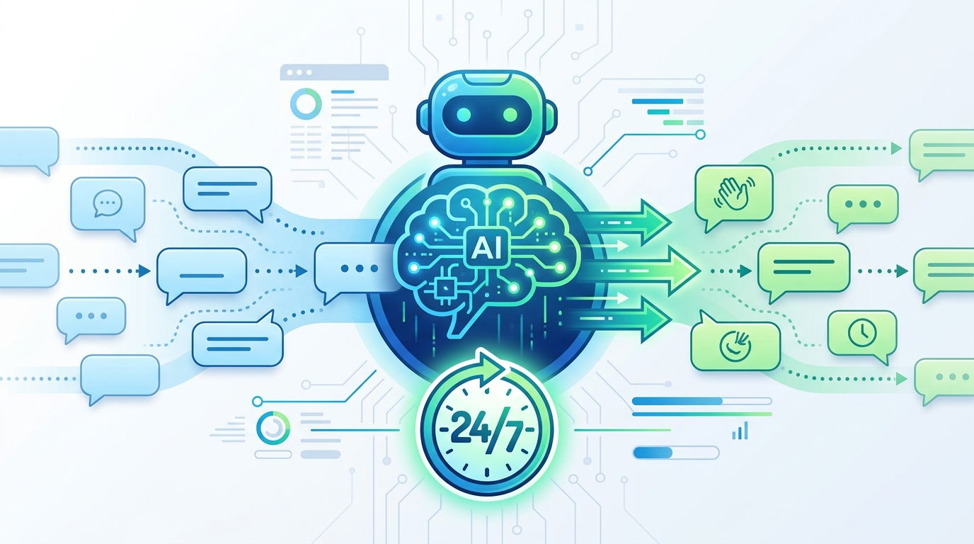 AI 智能自動回覆系統運作流程圖
